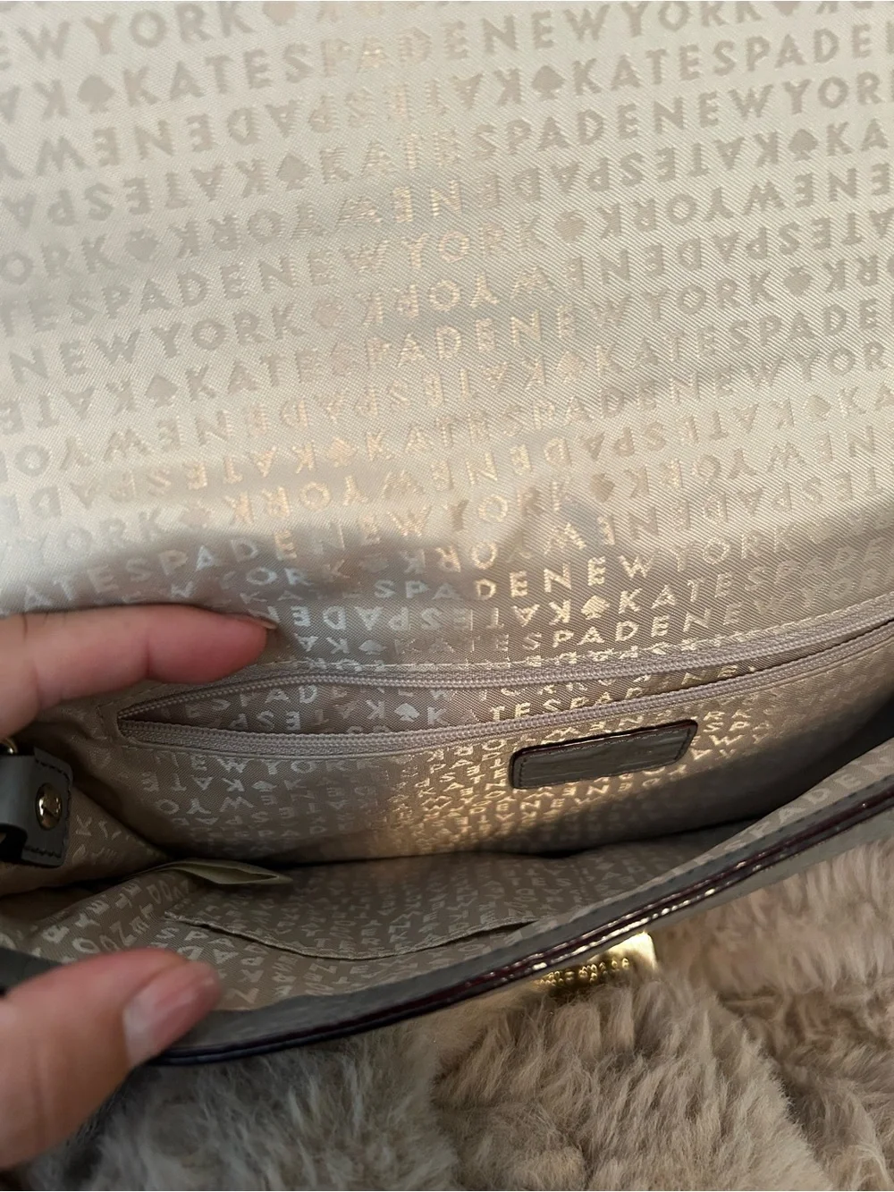kate spade croc embossed